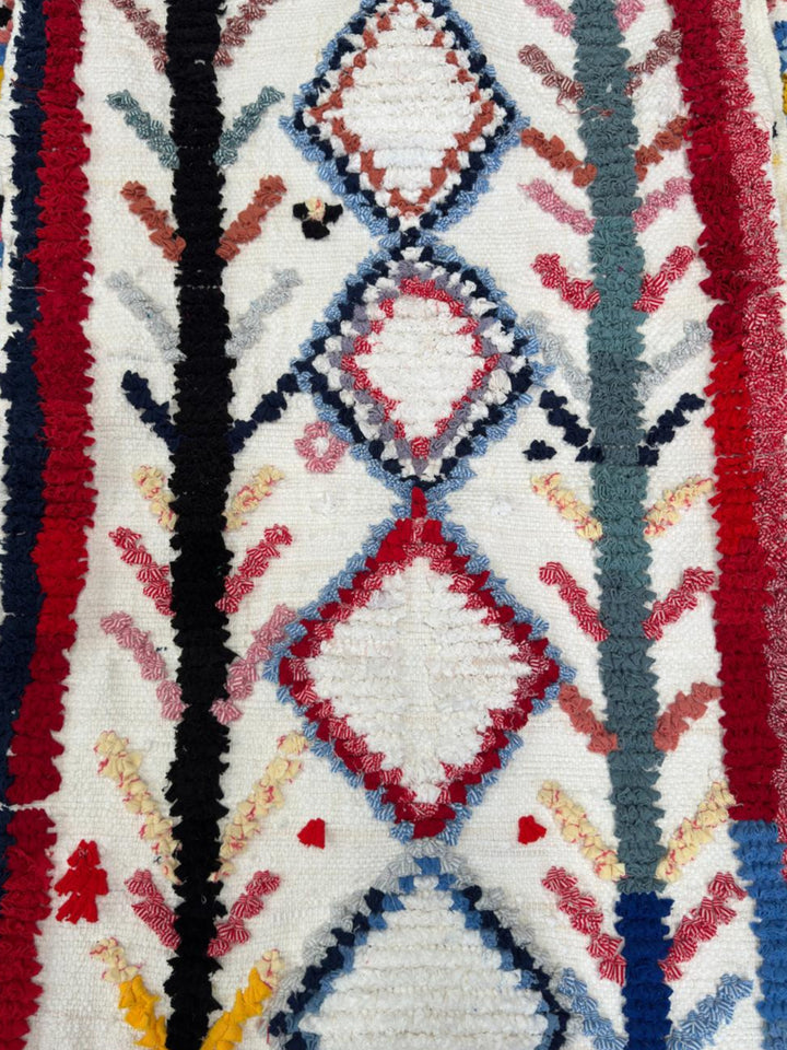Bath rug hand woven  33- 90 x 50 cms