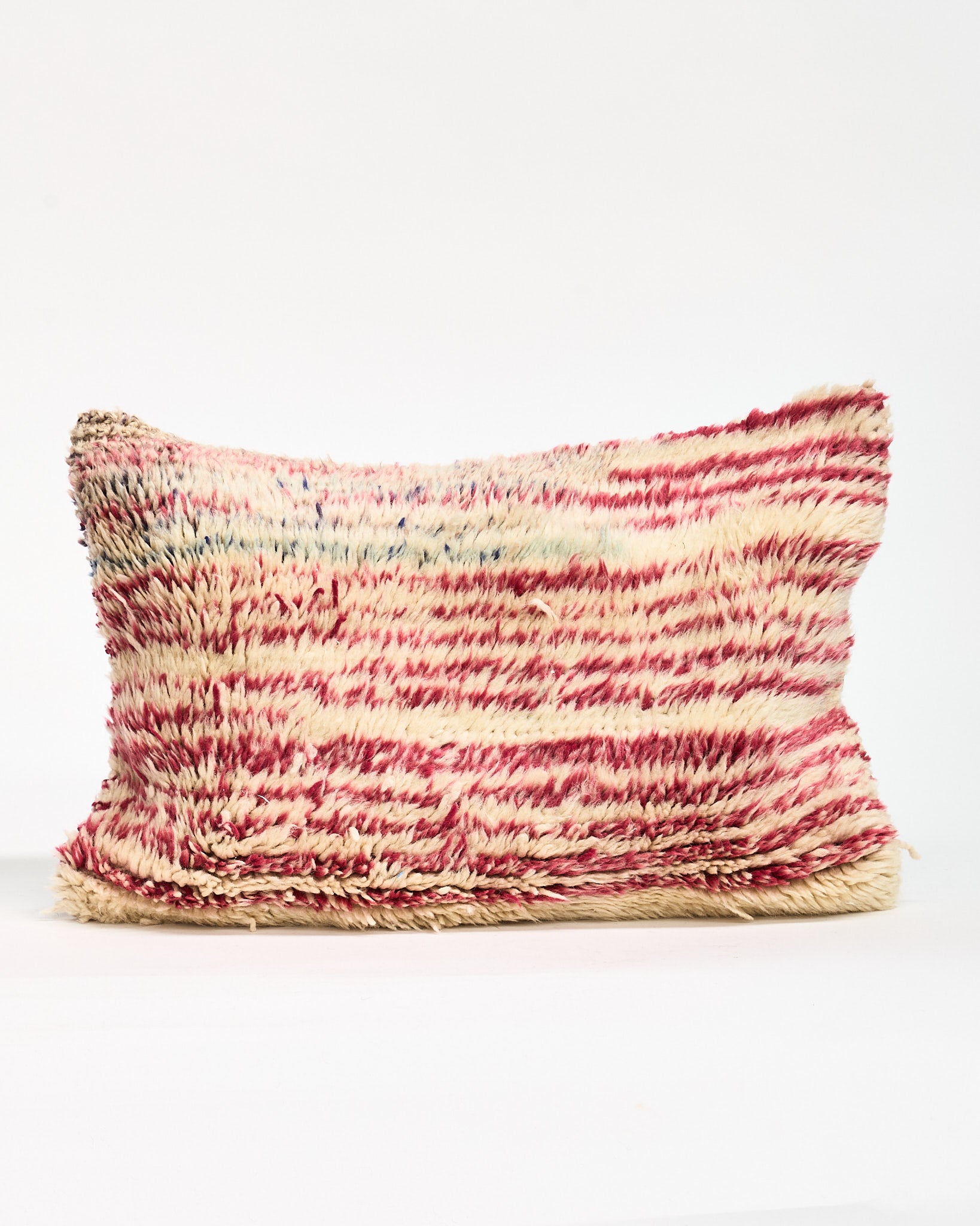 Berber Cushion - Style Pink & white