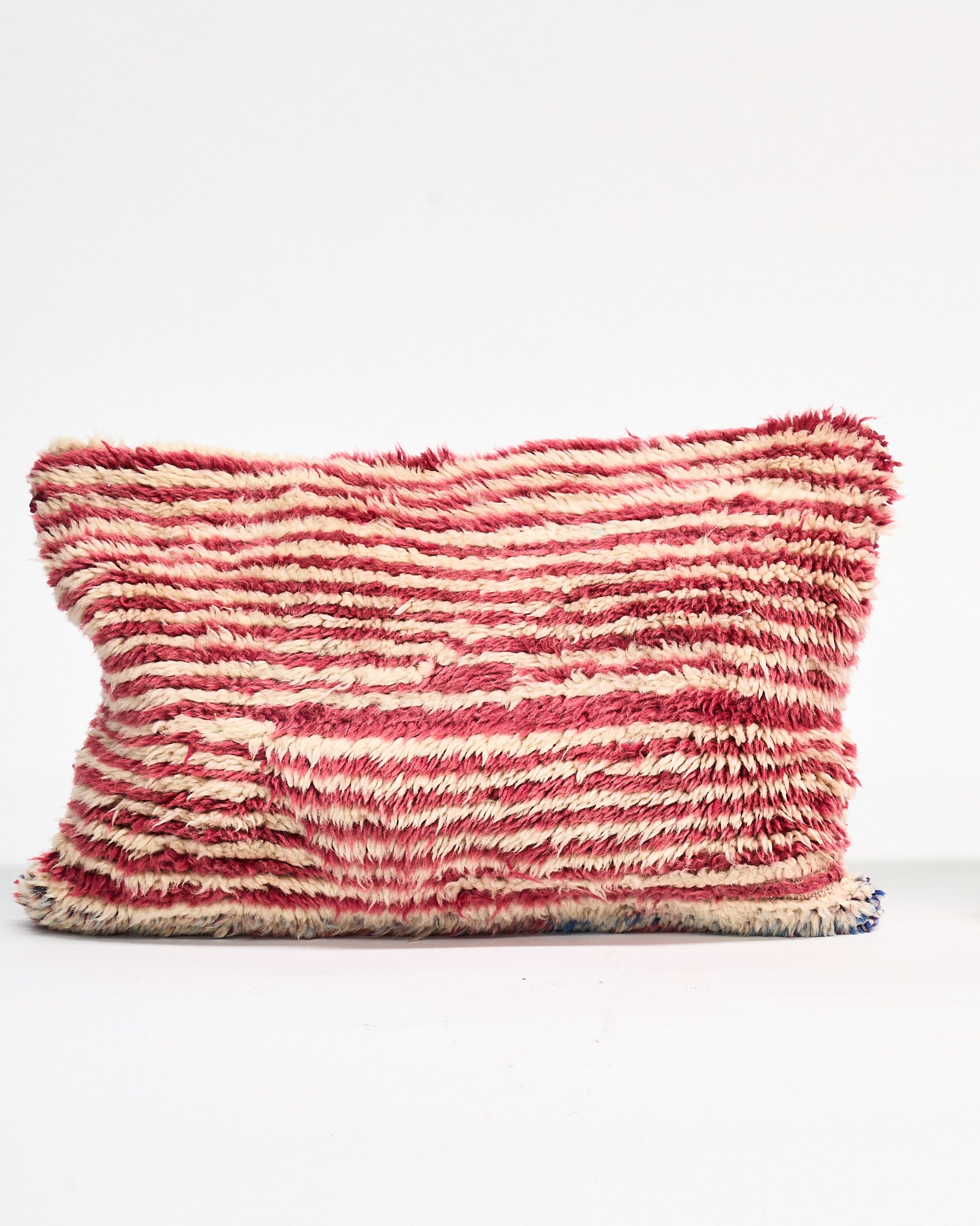 Berber Cushion - Style Pink & white