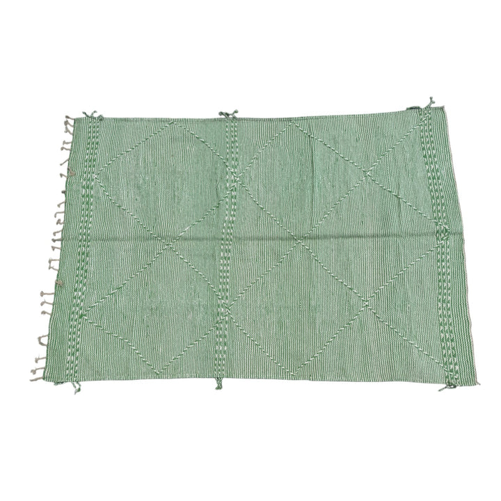Floor Rug 170 x 240 cm wool flat - Mint Green
