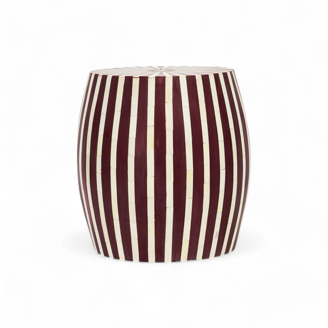 Side Table -Resin brown and bone small side tables