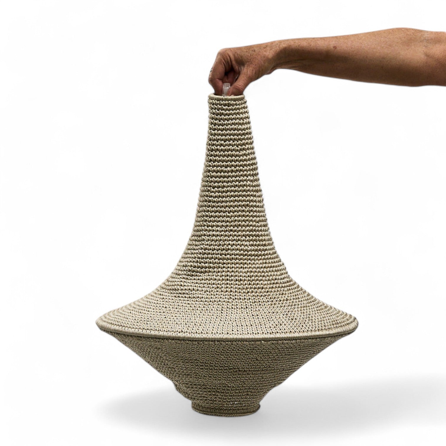 Wahad (single ring)  Lampshade Large Clay