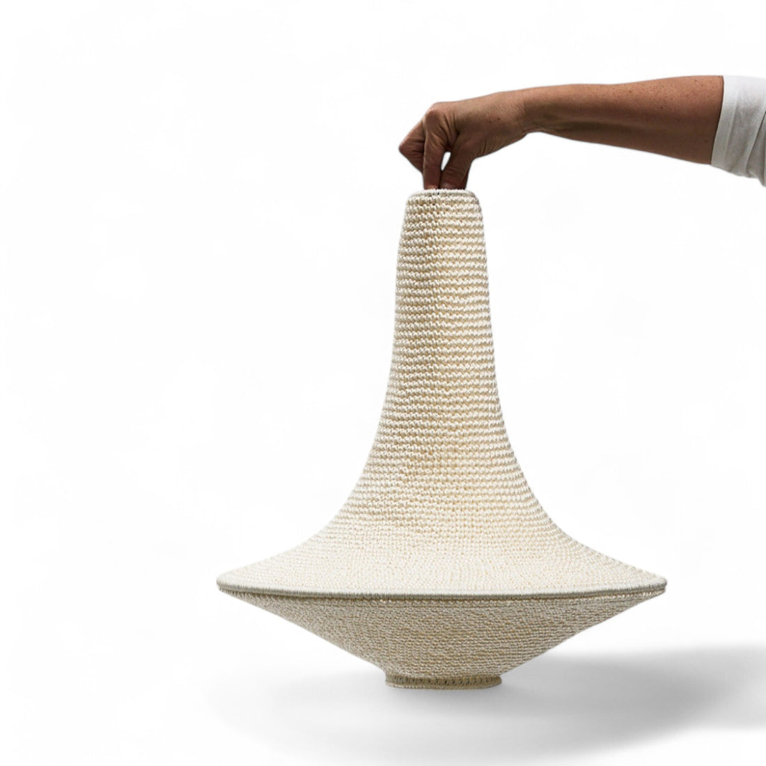 Wahad (single ring) Lampshade Medium White