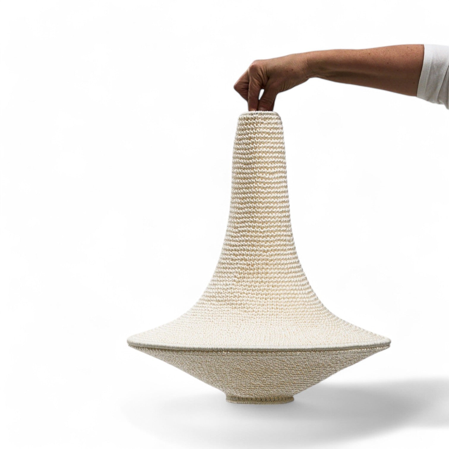 Wahad (single ring)  Lampshade Large White